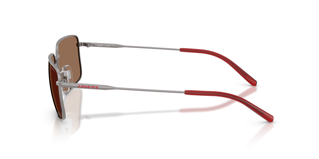 Óculos de sol arnette an3095 745/73 gris rectangular masculino tamanho 58mm - Vista de detalhe