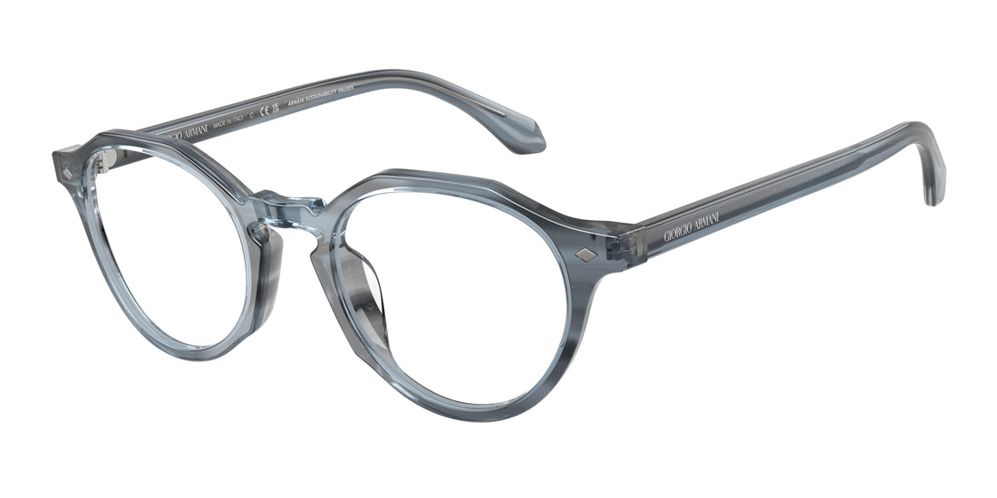 Prescription glasses giorgio armani ar7264u 6343 azul pantos masculino size 49mm - Main view