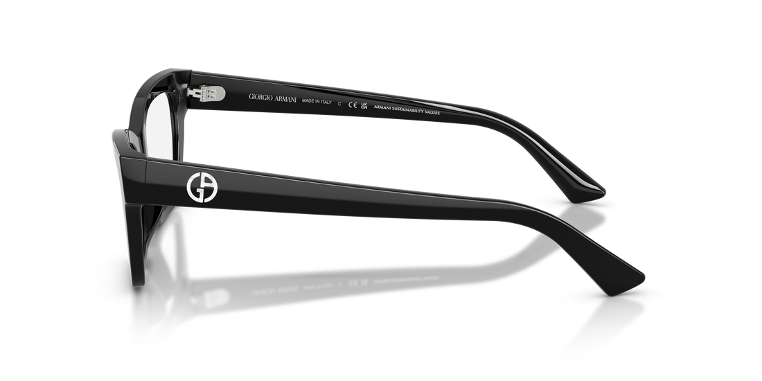 Prescription glasses giorgio armani ar7285hu 5875 negro cat eye femenino size 49mm - Detailed view