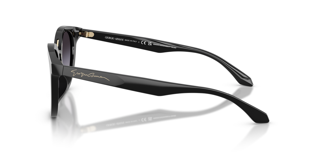 Gafas de sol giorgio armani ar8252u 50178g negro round femenino talla 49mm - Vista de detalle