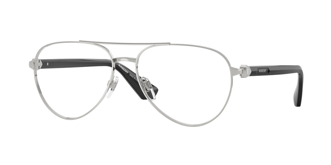 Brillen burberry be1397 1005 plateado pilot masculino größe 57mm - Hauptansicht