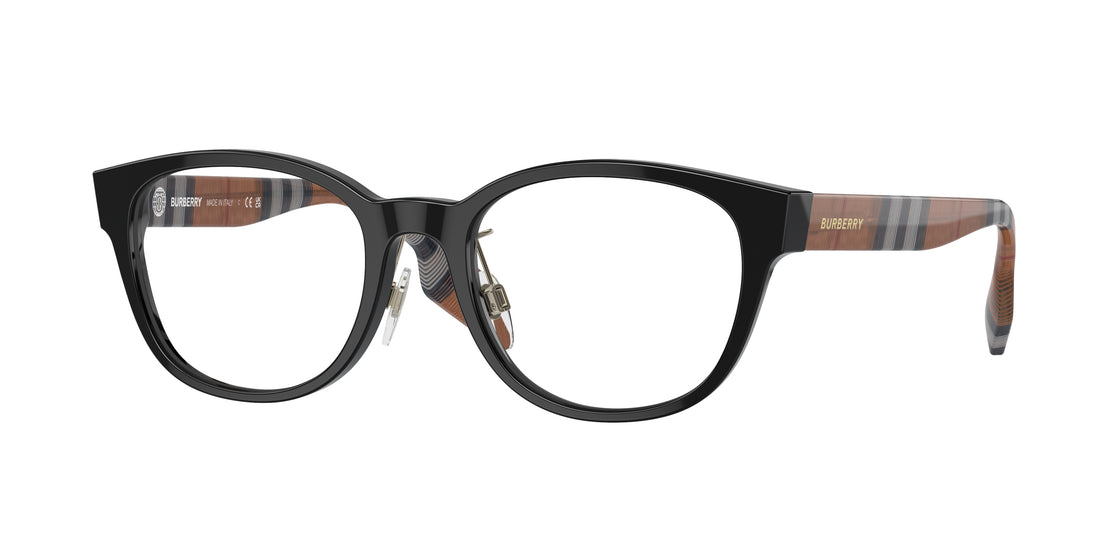 Óculos graduados burberry be2381d peyton 4041 negro square femenino tamanho 51mm - Vista principal