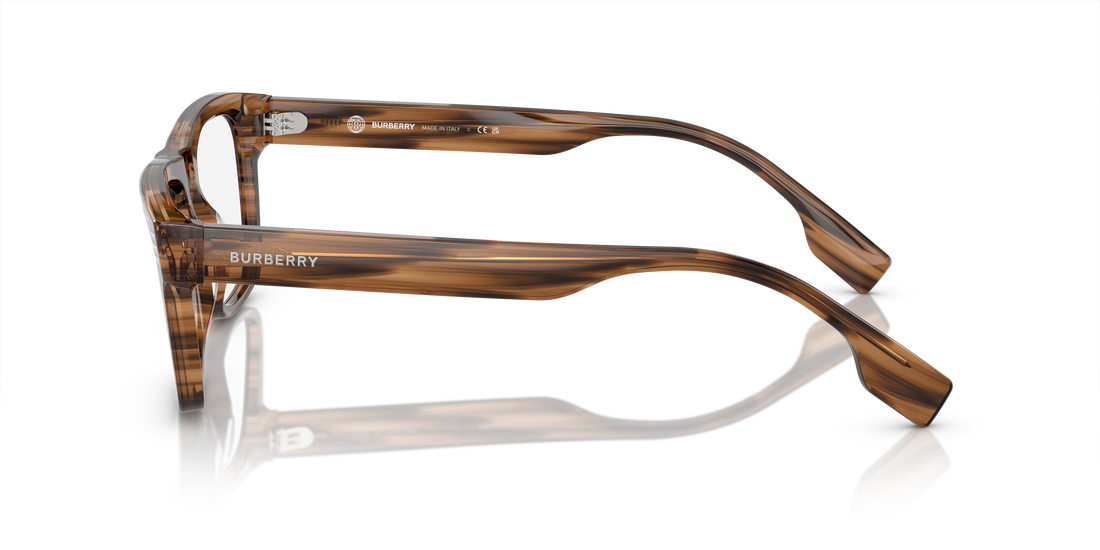 Óculos graduados burberry be2387 4096 masculino tamanho 55mm - Vista de detalhe