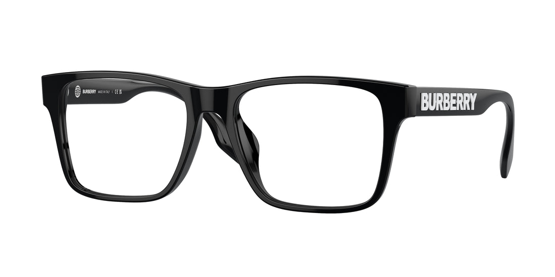 Brillen burberry be2393d 3001 negro rectangular masculino größe 55mm - Hauptansicht