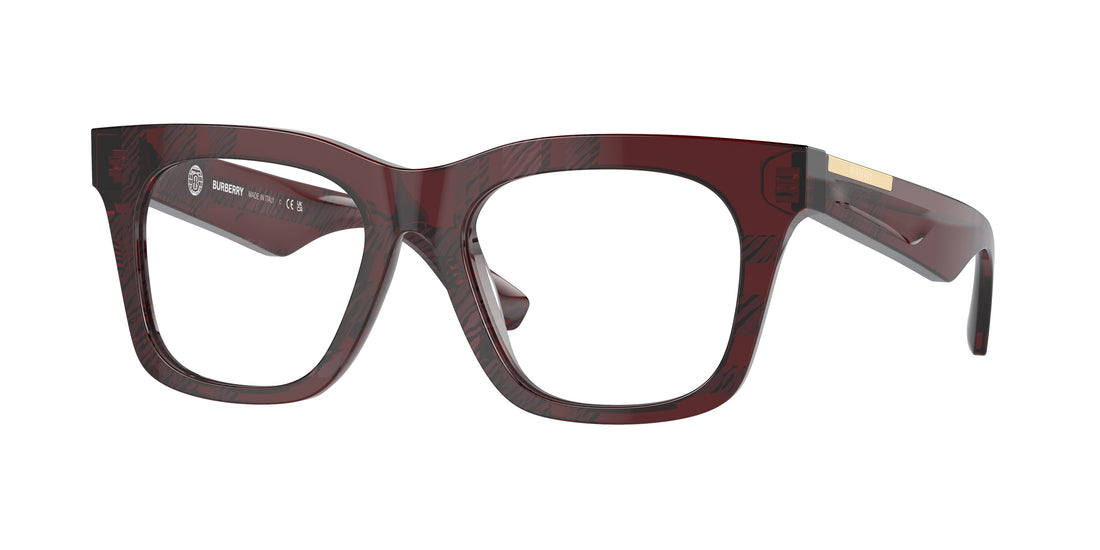 Óculos graduados burberry be2407 4115 rojo square femenino tamanho 51mm - Vista principal