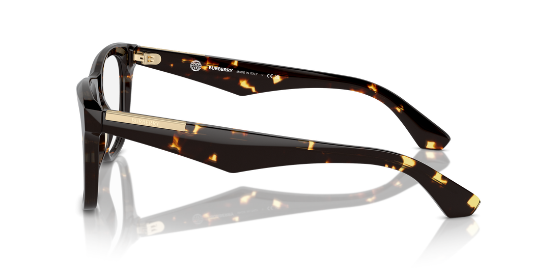 Óculos graduados burberry be2409 4106 marron square masculino tamanho 51mm - Vista de detalhe