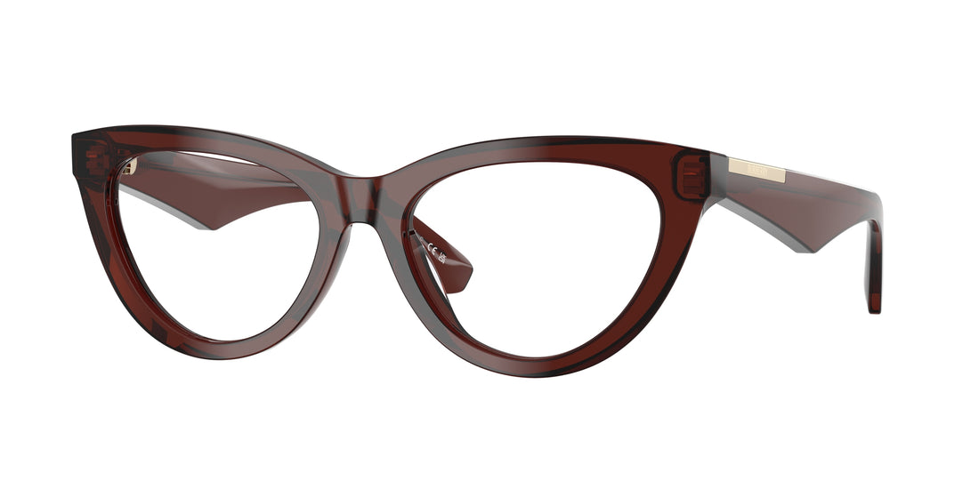 Brillen burberry be2418u 4144 marrón cat eye femenino größe 51mm - Hauptansicht