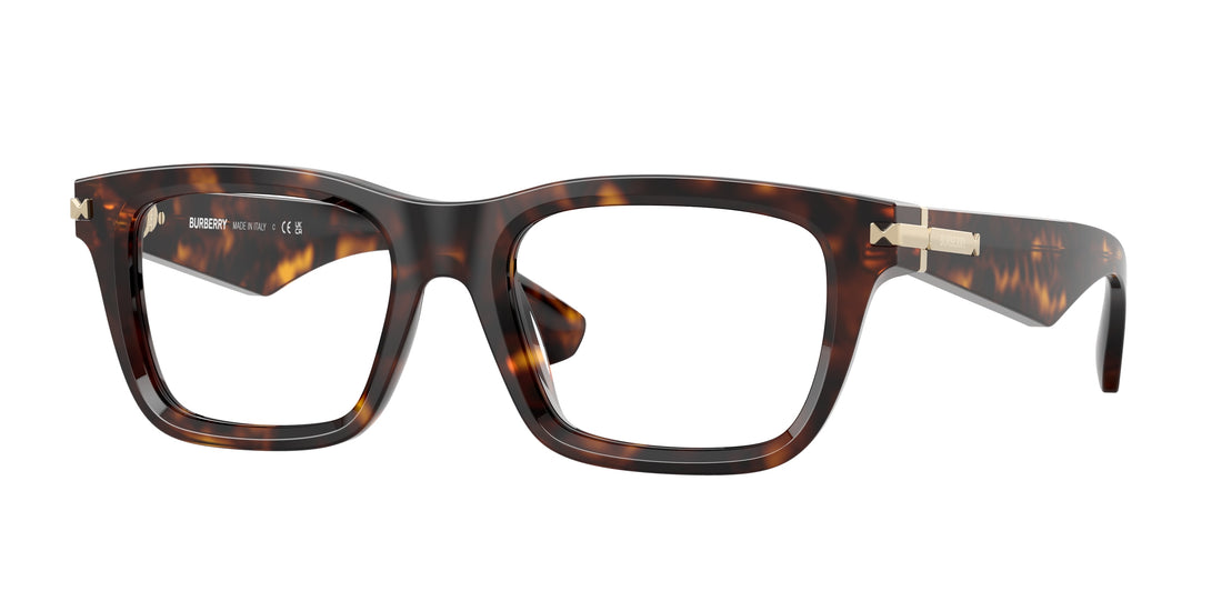 Brillen burberry be2419 3002 marrón rectangular masculino größe 53mm - Hauptansicht