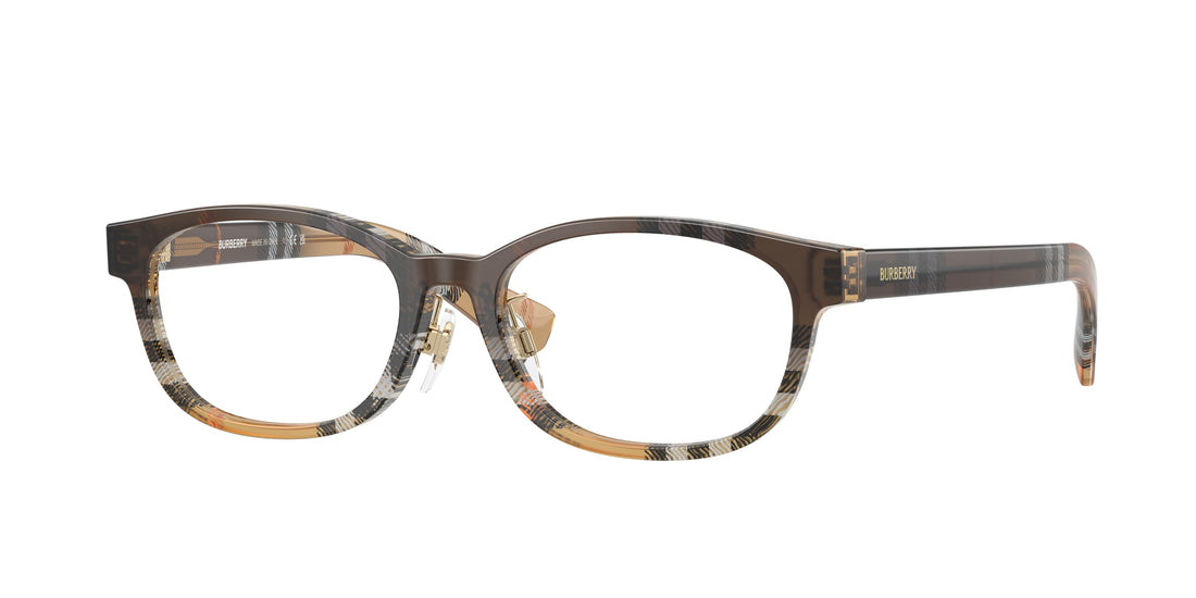 Brillen burberry be2447d 4202 marron oval femenino größe 51mm - Hauptansicht