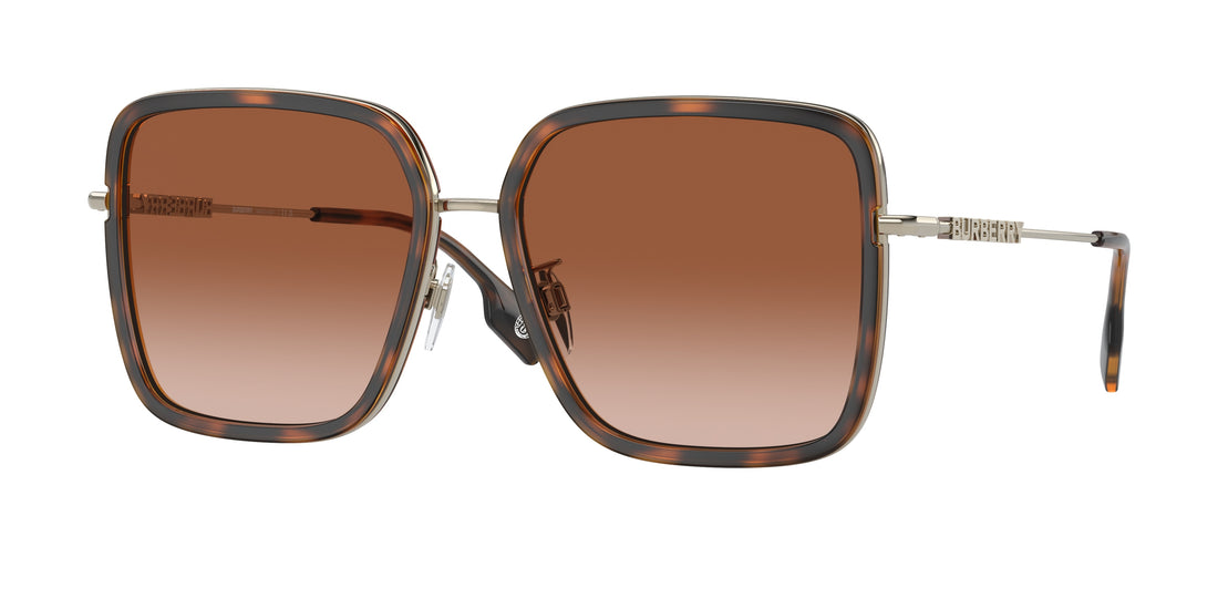 Solglasögon burberry be3145d dionne 110913 marron square femenino storlek 58mm - Huvudvy