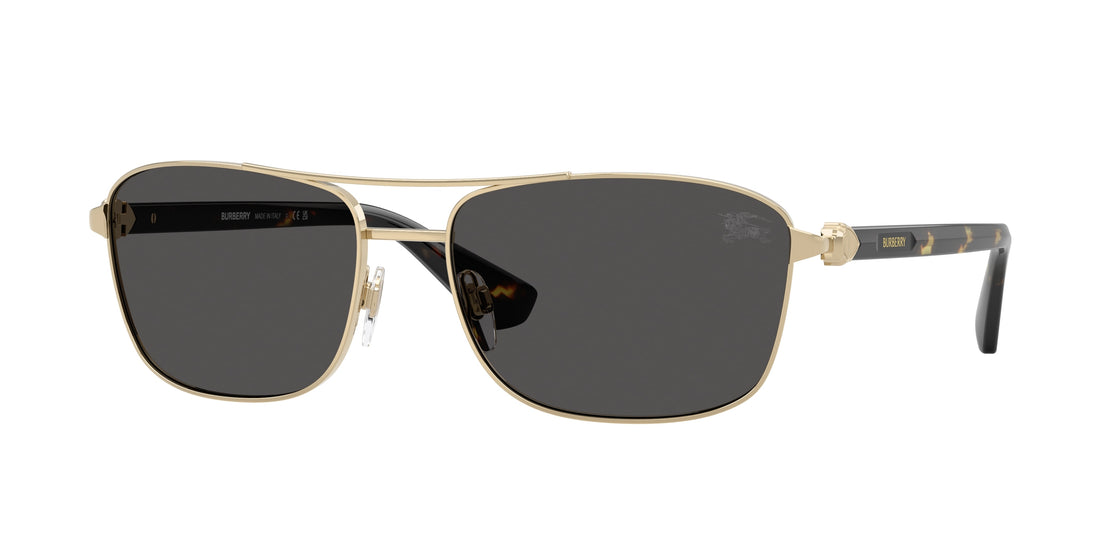Solglasögon burberry be3163 110987 oro rectangular masculino storlek 60mm - Huvudvy