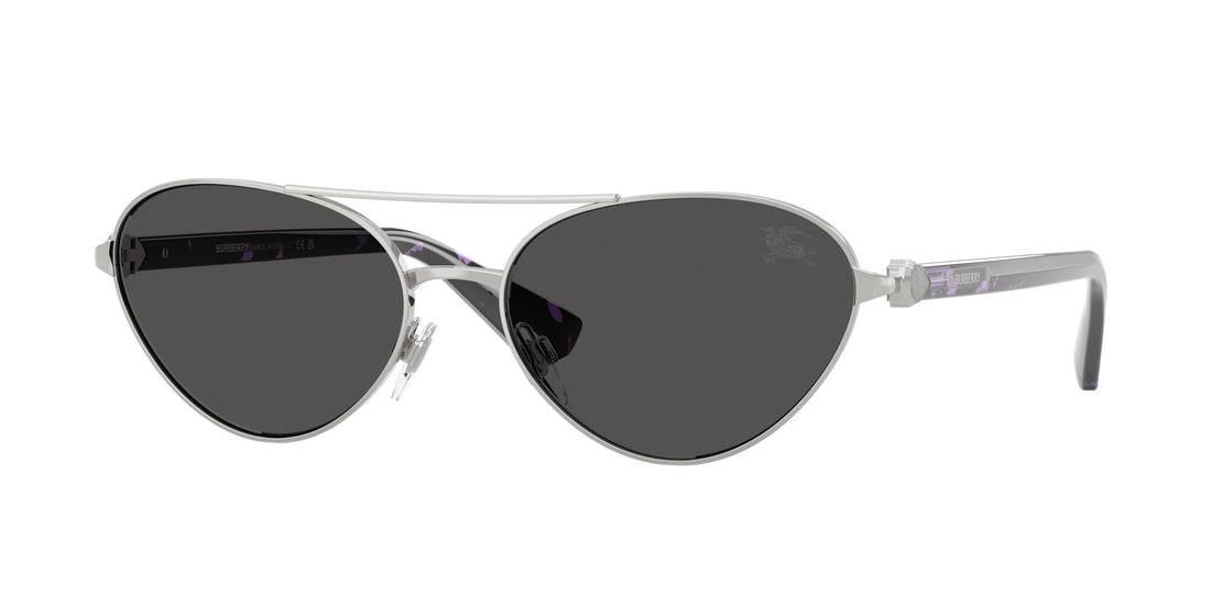 Solglasögon burberry be3165 100587 plateado irregular femenino storlek 58mm - Huvudvy