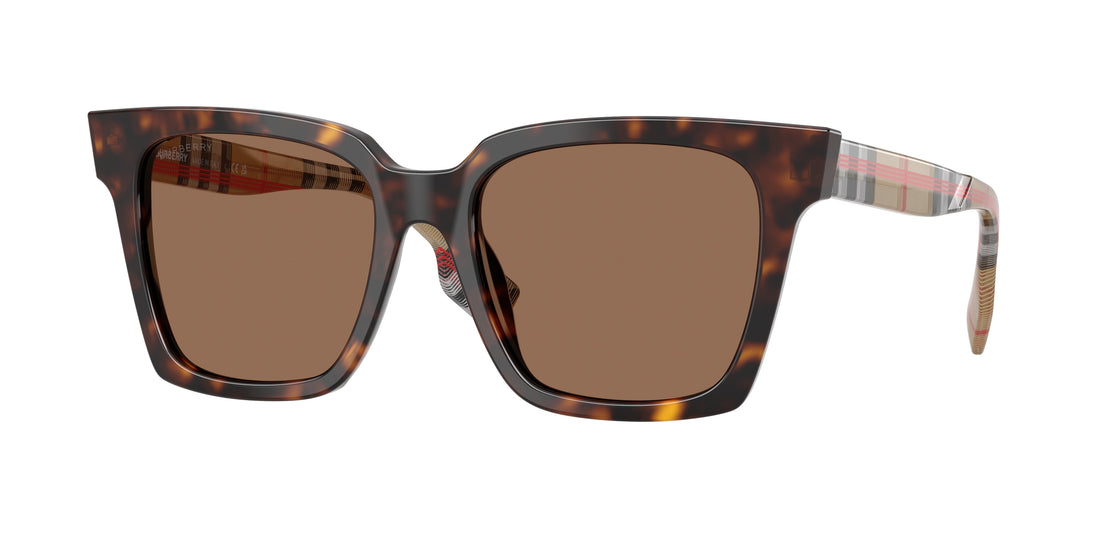 Solglasögon burberry be4335 maple 390373 marron square femenino storlek 53mm - Huvudvy