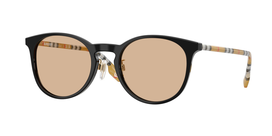 Solglasögon burberry be4380d 385373 negro round femenino storlek 51mm - Huvudvy