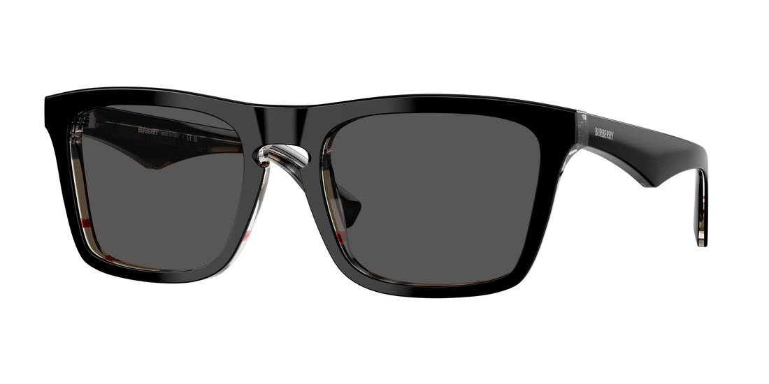 Solglasögon burberry be4434 412187 negro square masculino storlek 57mm - Huvudvy