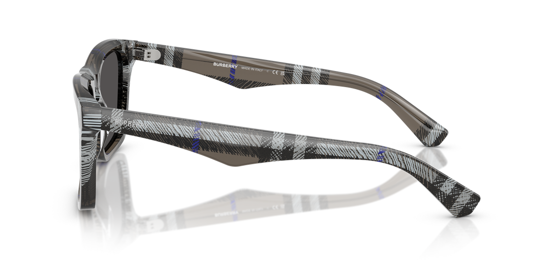 Sonnenbrillen burberry be4434 414787 gris square masculino größe 57mm - Detailansicht