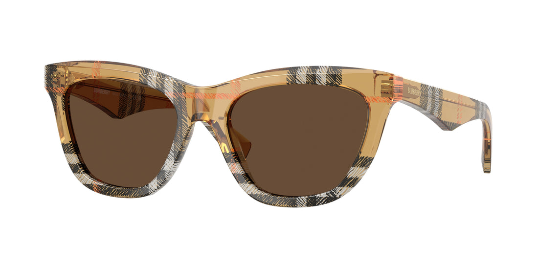Solglasögon burberry be4435 414673 marron cat eye femenino storlek 53mm - Huvudvy