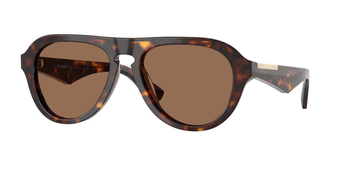 Solglasögon burberry be4437u 300273 marron pilot masculino storlek 55mm - Huvudvy