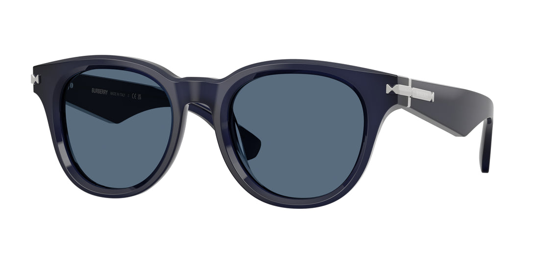 Solglasögon burberry be4439 412080 azul round masculino storlek 51mm - Huvudvy