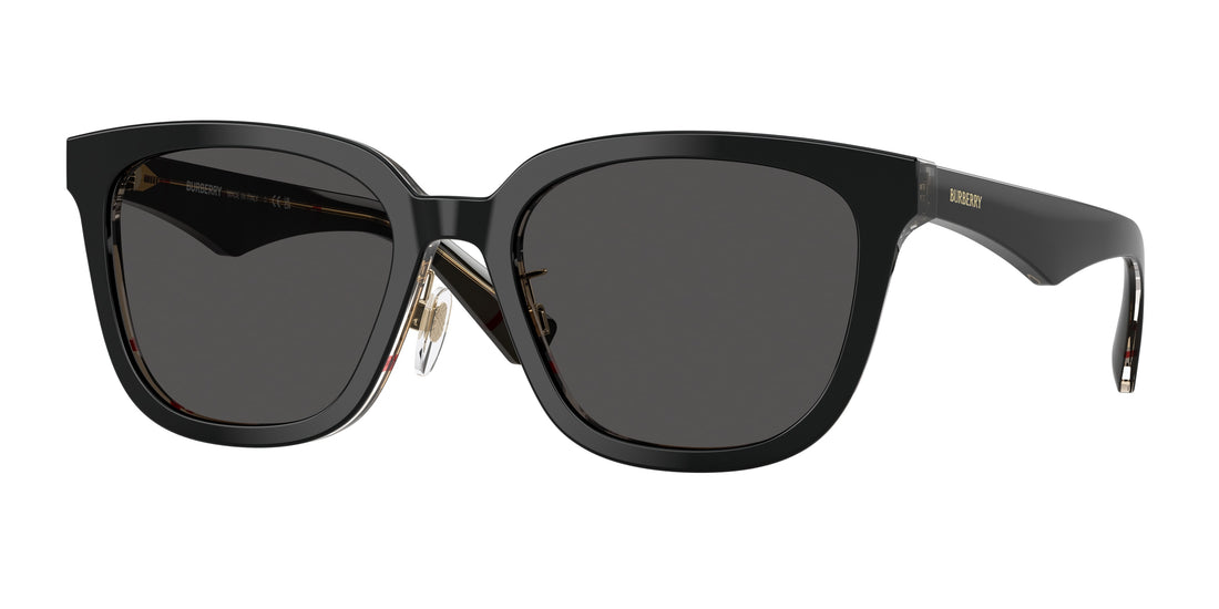 Solglasögon burberry be4446d 412187 negro square femenino storlek 57mm - Huvudvy