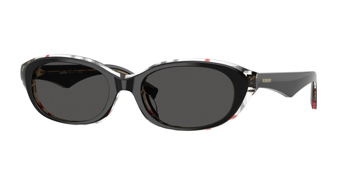 Solglasögon burberry be4447d 412187 negro oval femenino storlek 55mm - Huvudvy