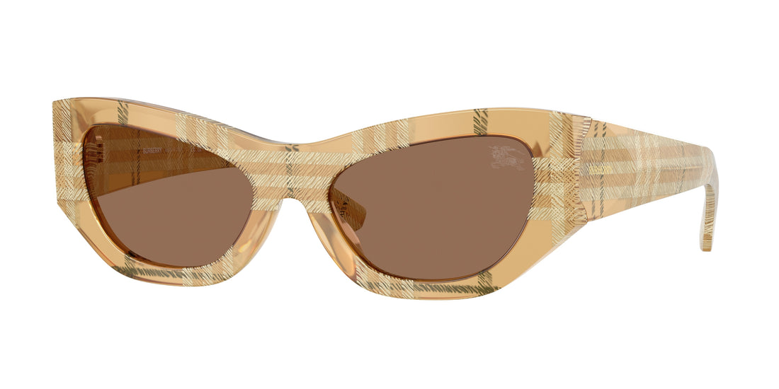 Solglasögon burberry be4450u 415773 marron cat eye femenino storlek 54mm - Huvudvy