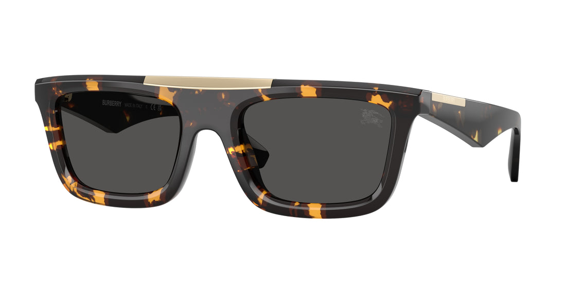 Solglasögon burberry be4451u 410687 havana rectangular masculino storlek 54mm - Huvudvy
