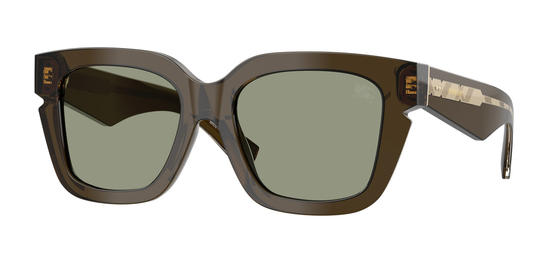 Solglasögon burberry be4453 3010/2 verde square femenino storlek 54mm - Huvudvy