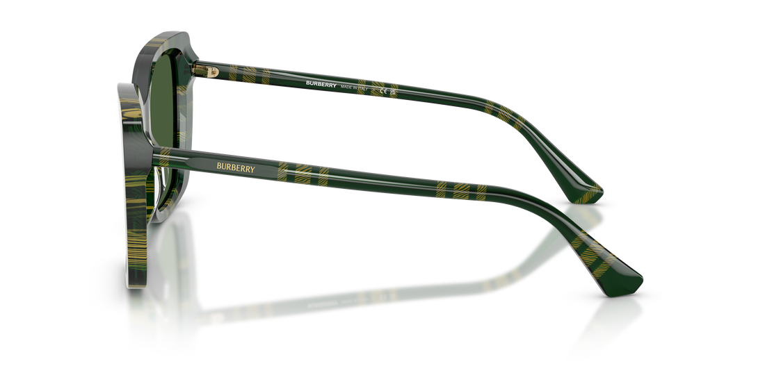 Solglasögon burberry be4456 416971 verde square femenino storlek 54mm - Detaljvy