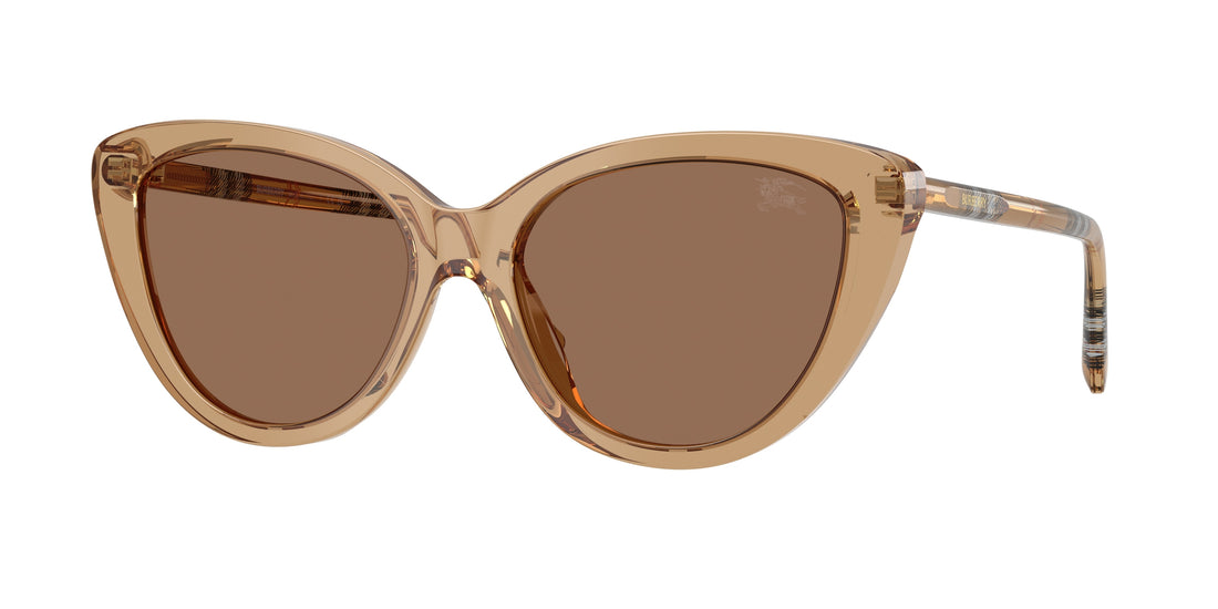 Solglasögon burberry be4457 416473 beige cat eye femenino storlek 55mm - Huvudvy