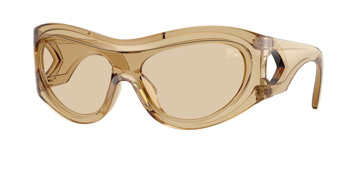 Solglasögon burberry be4465 412373 marron irregular unisex storlek 38mm - Huvudvy