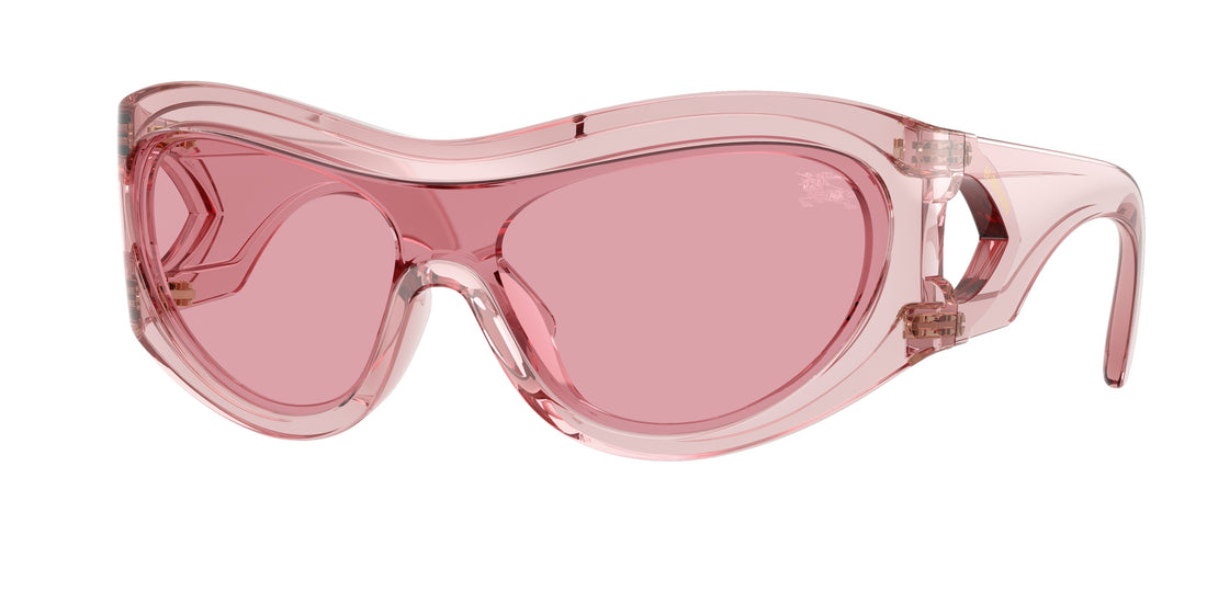 Solglasögon burberry be4465 4154/5 rosa irregular unisex storlek 38mm - Huvudvy