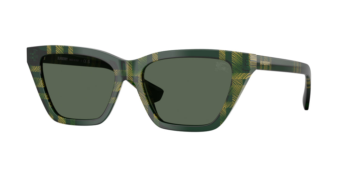 Solglasögon burberry be4468 416971 verde cat eye femenino storlek 54mm - Huvudvy