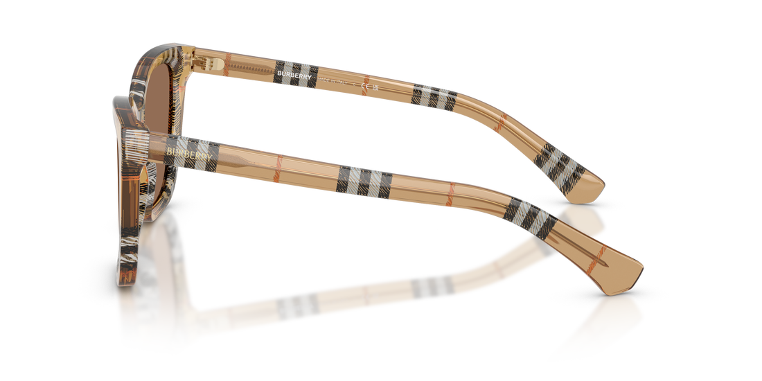 Solglasögon burberry be4470 416373 marron square femenino storlek 54mm - Detaljvy