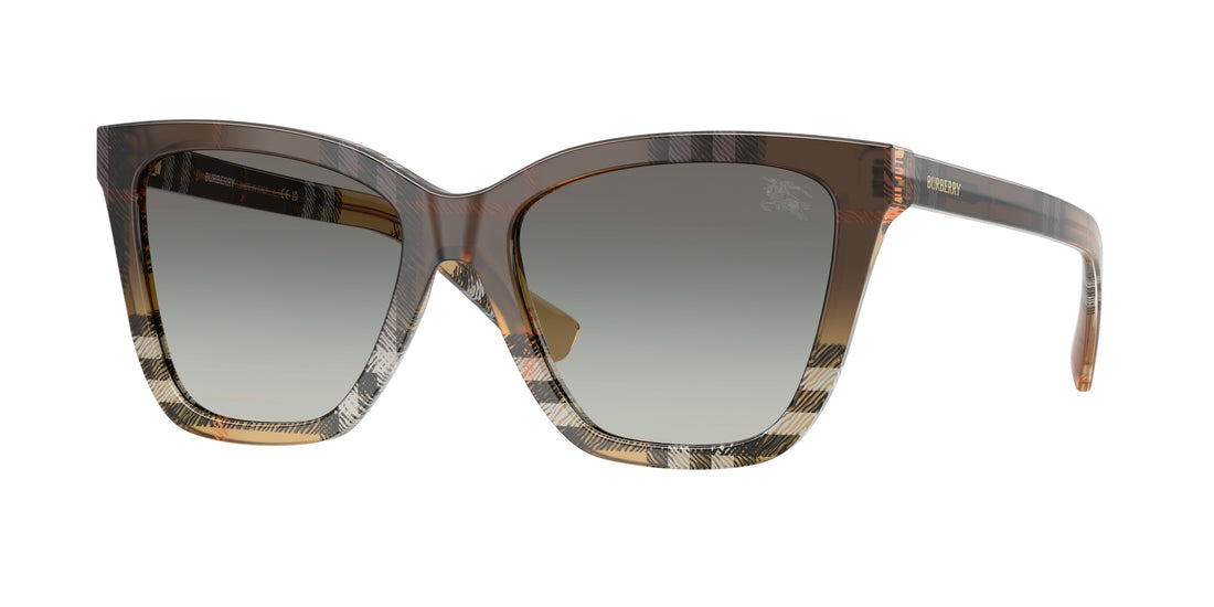 Solglasögon burberry be4470 420211 marron square femenino storlek 54mm - Huvudvy