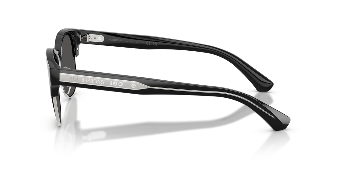 Sonnenbrillen burberry be4485 420687 negro round masculino größe 52mm - Detailansicht