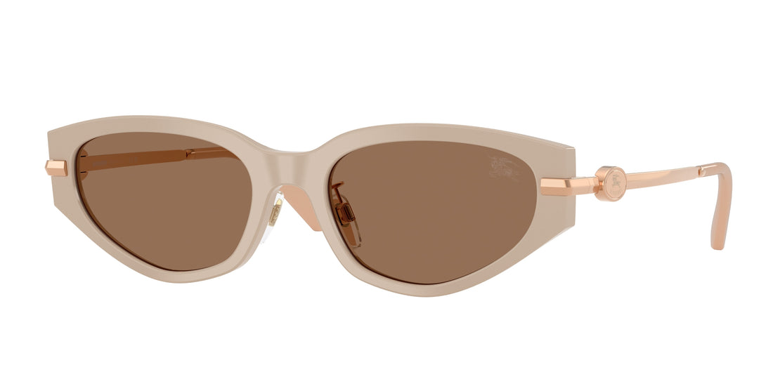 Sonnenbrillen burberry be4493d 424473 beige irregular femenino größe 56mm - Hauptansicht