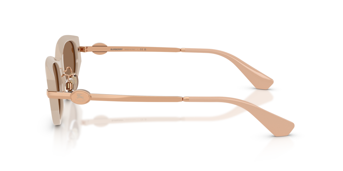 Sonnenbrillen burberry be4493d 424473 beige irregular femenino größe 56mm - Detailansicht