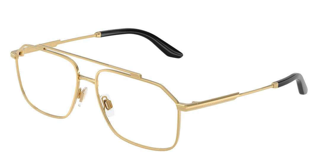 Gafas graduadas dolce & gabbana dg1364 02 dorado pilot masculino talla 58mm - Vista principal