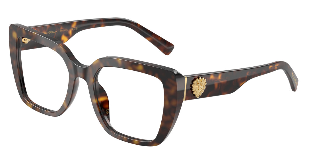Brillen dolce & gabbana dg3441 502 havana square femenino größe 51mm - Hauptansicht