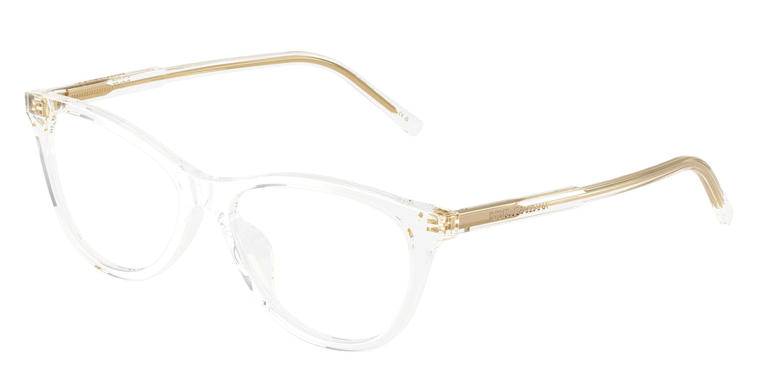 Óculos graduados dolce & gabbana dg3443 3133 transparente cat eye femenino tamanho 53mm - Vista principal