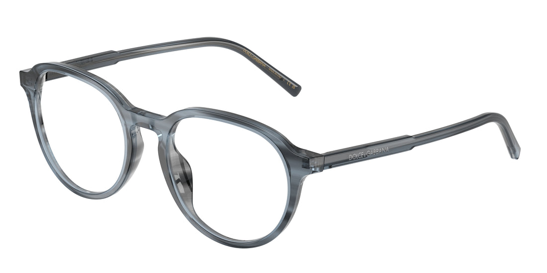 Óculos graduados dolce & gabbana dg3444 3482 azul pantos masculino tamanho 52mm - Vista principal