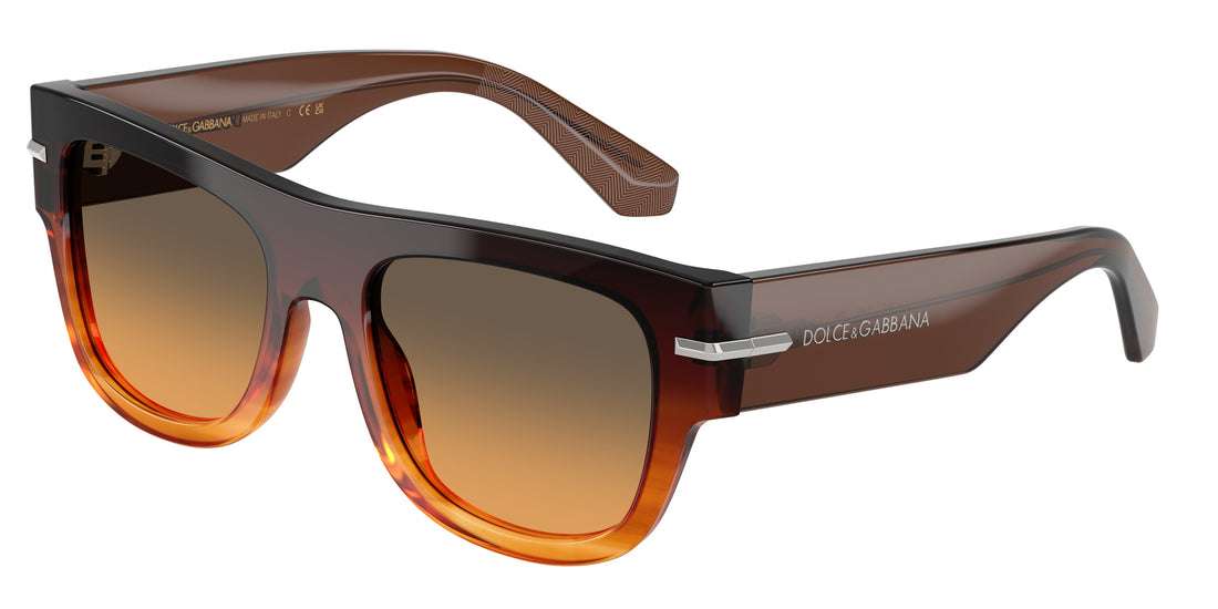 Óculos de sol dolce & gabbana dg4484 348618 marron square masculino tamanho 54mm - Vista principal
