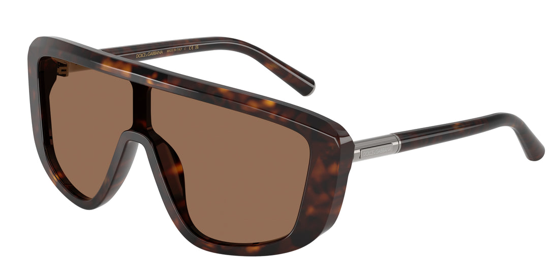 Occhiali da sole dolce & gabbana dg4520 502/73 havana rectangular masculino taglia 28mm - Vista principale