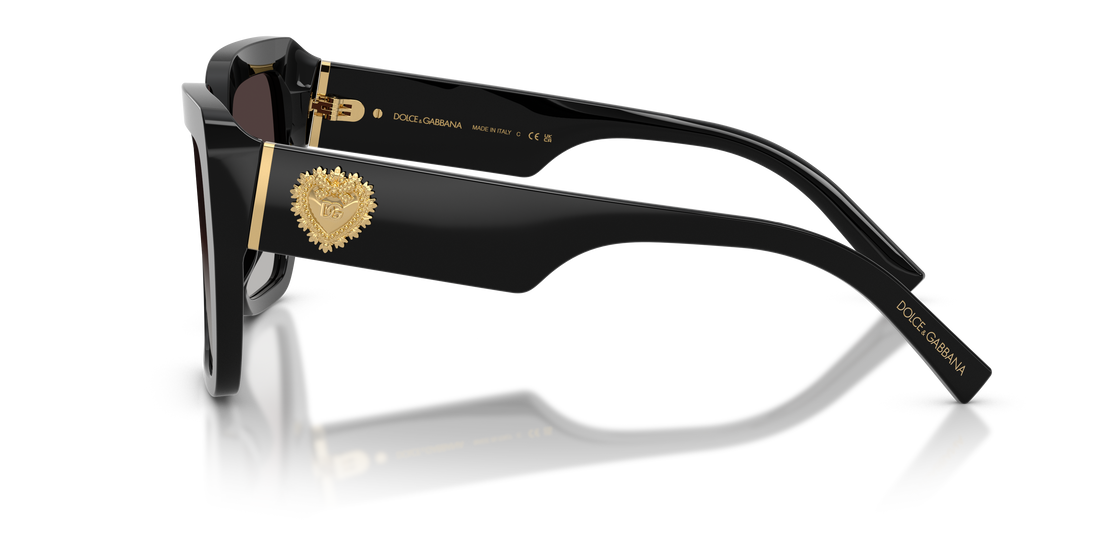 Óculos de sol dolce & gabbana dg4538 501/8g negro square femenino tamanho 54mm - Vista de detalhe