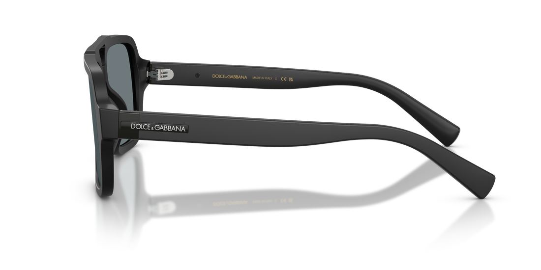 Óculos de sol dolce & gabbana dg4544 25256g negro pilot masculino tamanho 56mm - Vista de detalhe