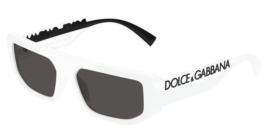 Óculos de sol dolce & gabbana dg6203 331287 blanco rectangular unisex tamanho 56mm - Vista principal