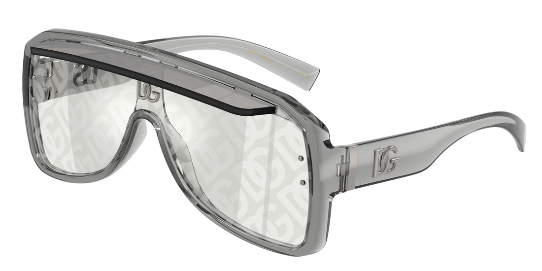 Óculos de sol dolce & gabbana dg6205 3160al gris pilot unisex tamanho 37mm - Vista principal