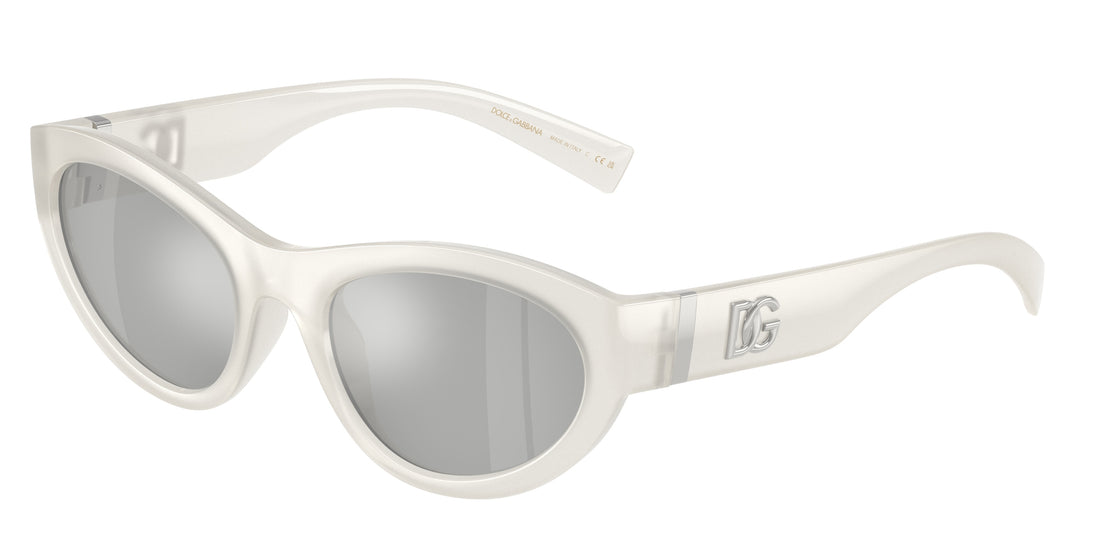 Óculos de sol dolce & gabbana dg6207 30398v blanco cat eye femenino tamanho 54mm - Vista principal