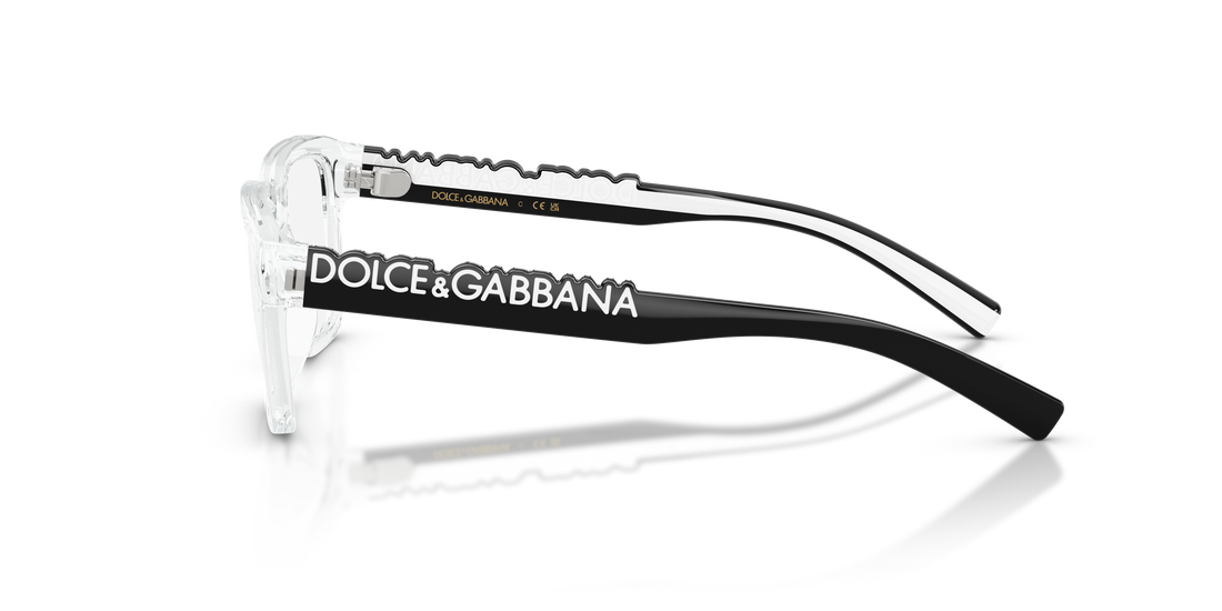 Gafas graduadas dolce & gabbana dx5008 3133 transparente rectangular infantil talla 49mm - Vista de detalle